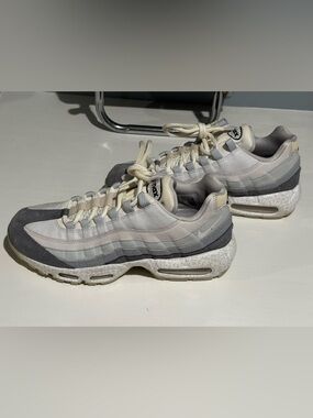 Men's Air Max 95 Light Bone GID 'Summit White/Cool Grey' - Size 8.5, DV2593-100